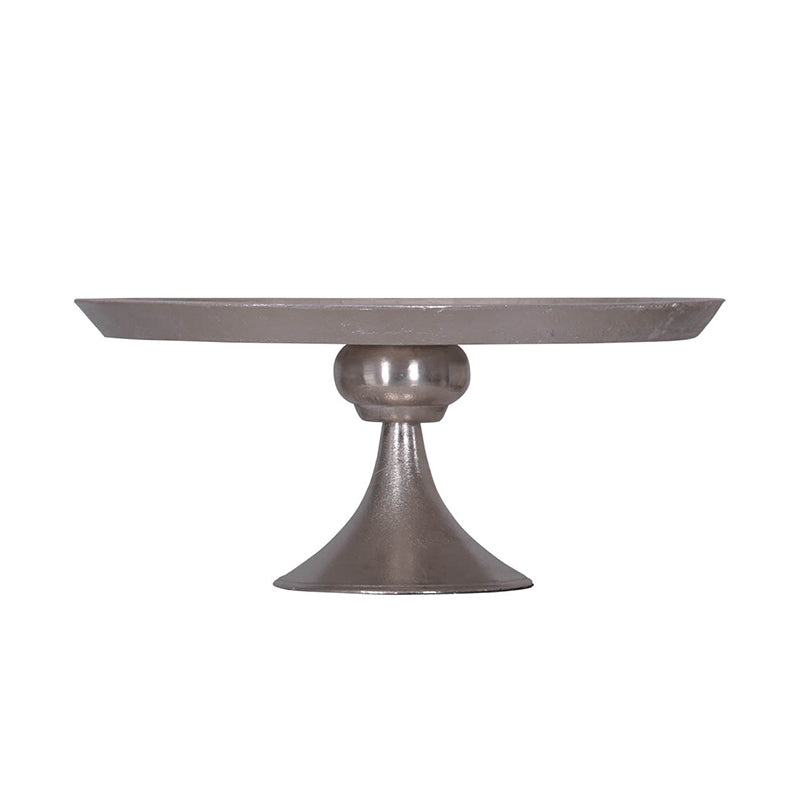 Round Footed Tray,Aluminum