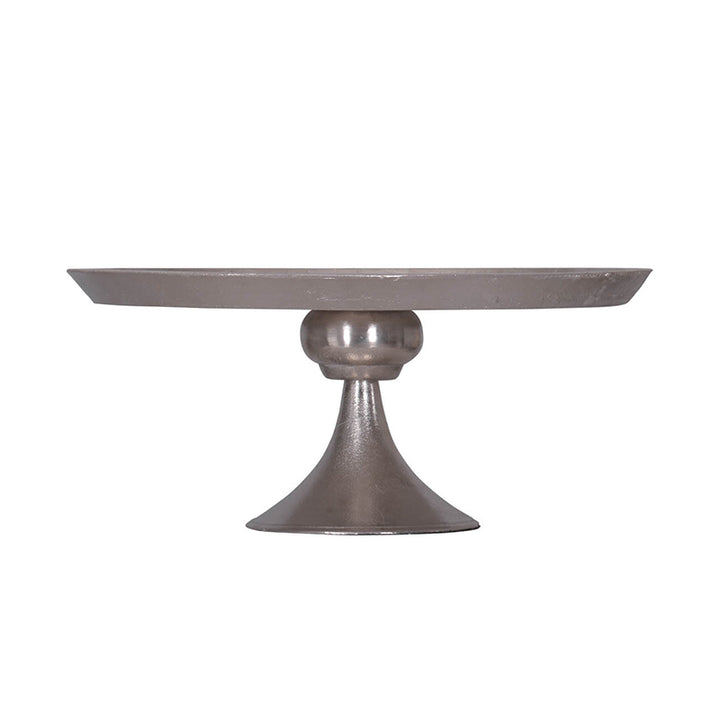 Round Footed Tray,Aluminum