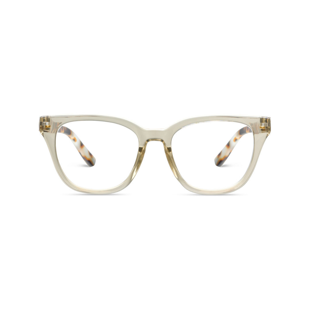 Peepers by PeeperSpecs - Lenora - Fog/Chai Tortoise