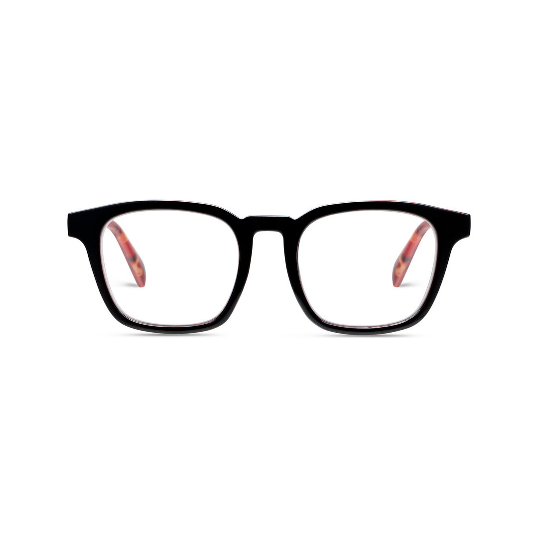 Peepers by PeeperSpecs - Latte - Black/Fire Tortoise