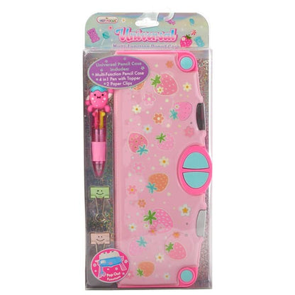 Universal Multi-Function Pencil Case, Strawberry