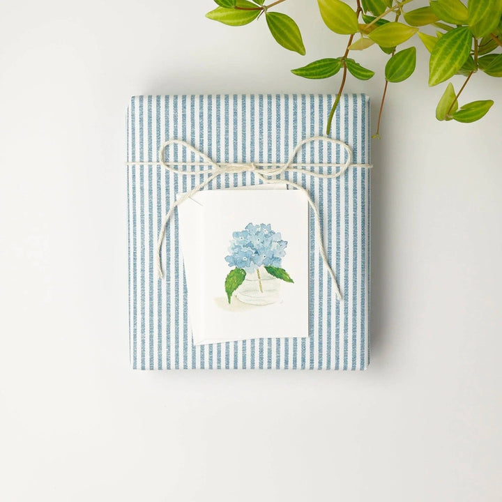 Hydrangea mini enclosure notecard