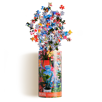 Tropical Vases Floral Still Life | 1000 Piece Jigsaw Puzzle