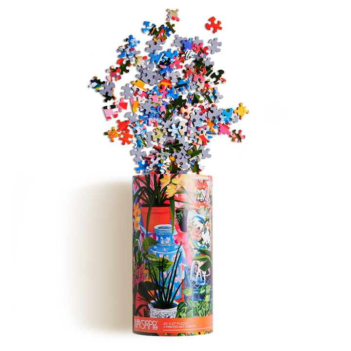 Tropical Vases Floral Still Life | 1000 Piece Jigsaw Puzzle