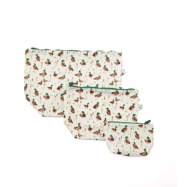 Goosies Easy Clean Pouch Set of 3 Mallard Drake