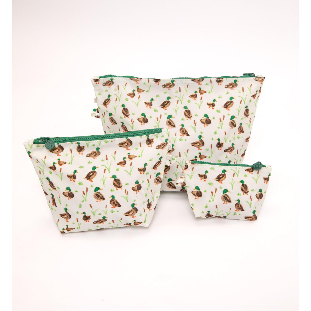 Goosies Easy Clean Pouch Set of 3 Mallard Drake detail view 3