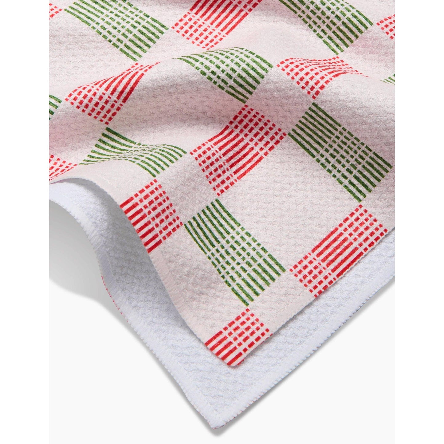 Be Merry Plaid Tea Towel