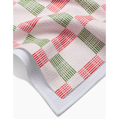 Be Merry Plaid Tea Towel