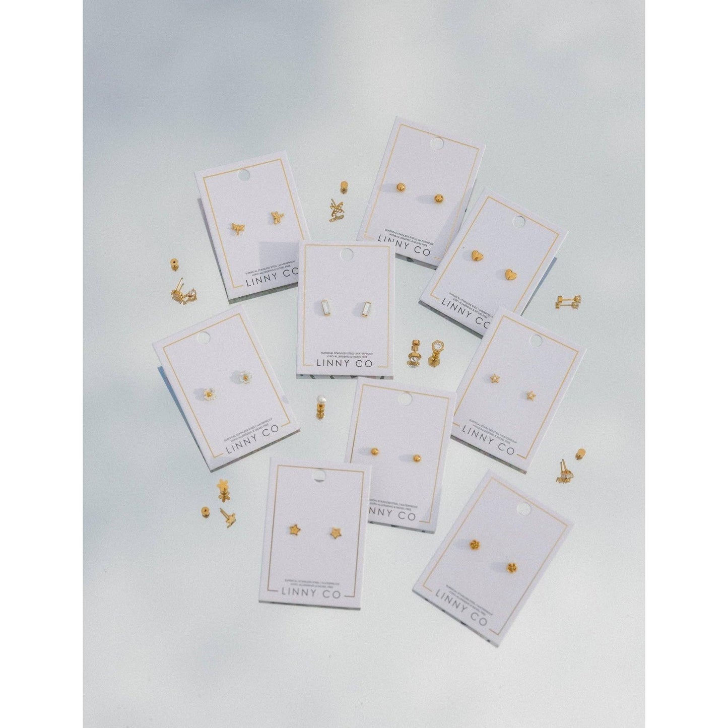 Screwback Stud Earrings - Lennon Star