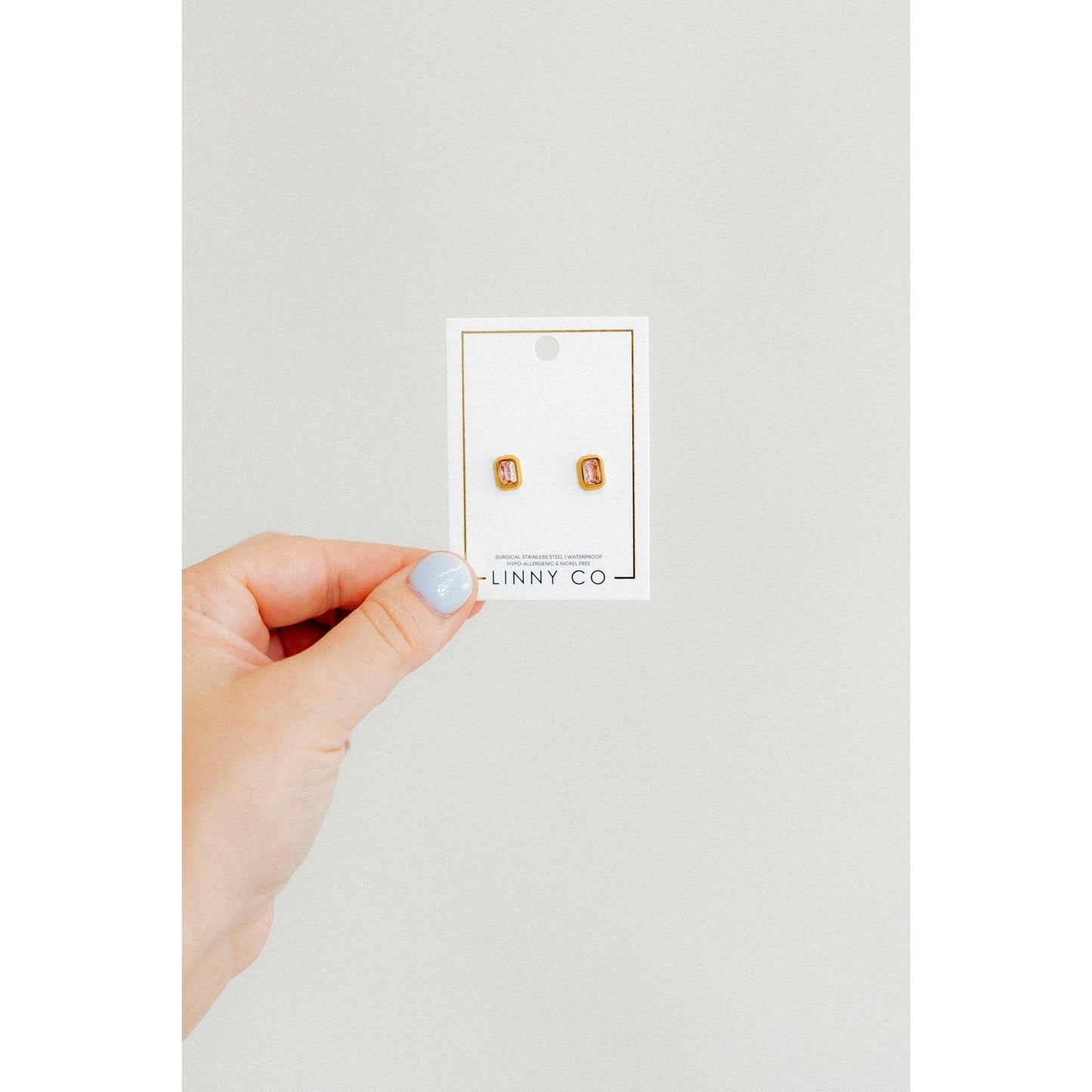 Screwback Stud Earrings - Whitney Orange Sherbert