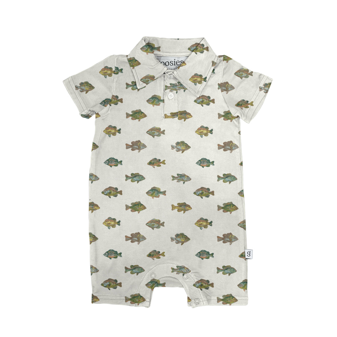 Lake Fish - SS Polo Romper