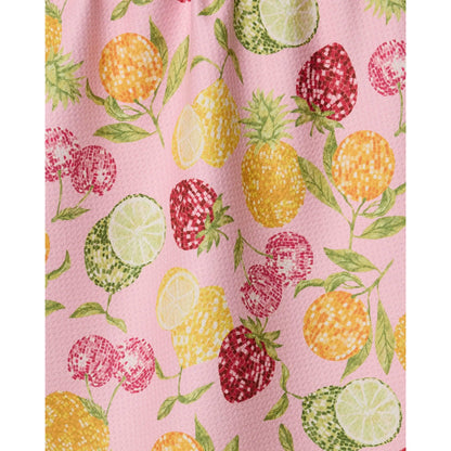 Geometry House Disco Fruits Tea Towel - Close up Photo - Eco-Friendly Geoweave Kitchen Towel 18 x 30