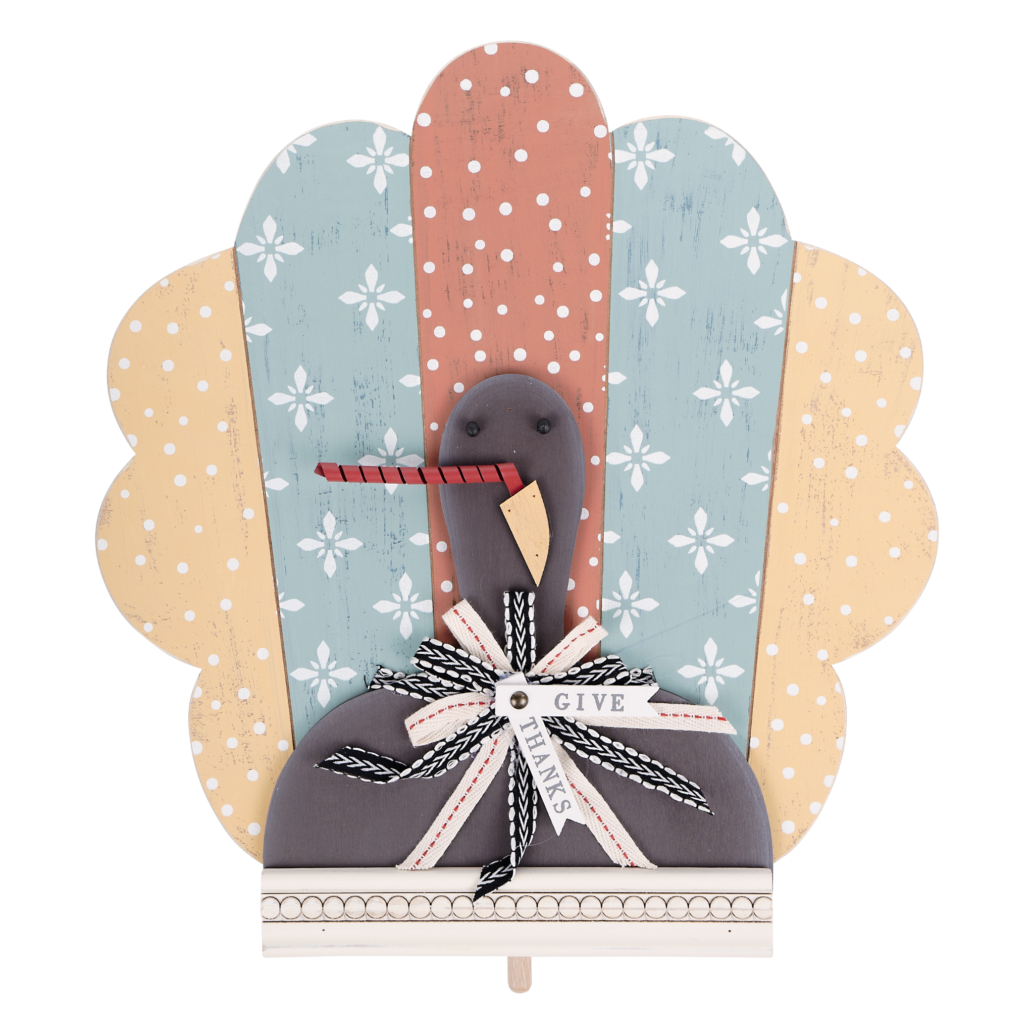 Colorful Give Thanks Turkey Topper - Thumbnail 2