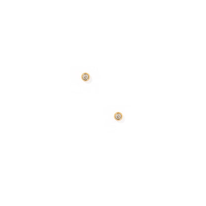 Screwback Stud Earrings - Cooper Clear