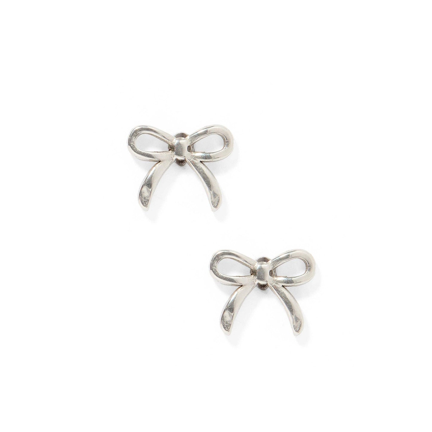 Screwback Stud Earrings - Sadie - Silver
