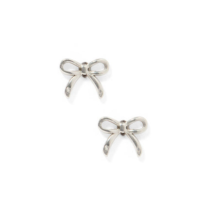 Screwback Stud Earrings - Sadie - Silver