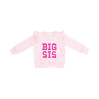 Ruffle Sweatshirt - Sibling Big Sis