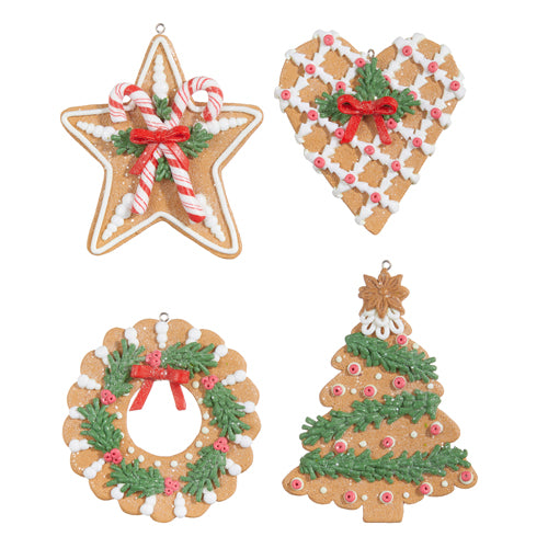 5" HOLIDAY GINGERBREAD ORNAMENT