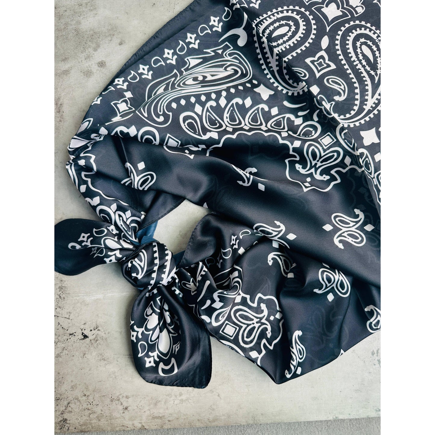 A Rare Bird Black Bandana Wild Rag
