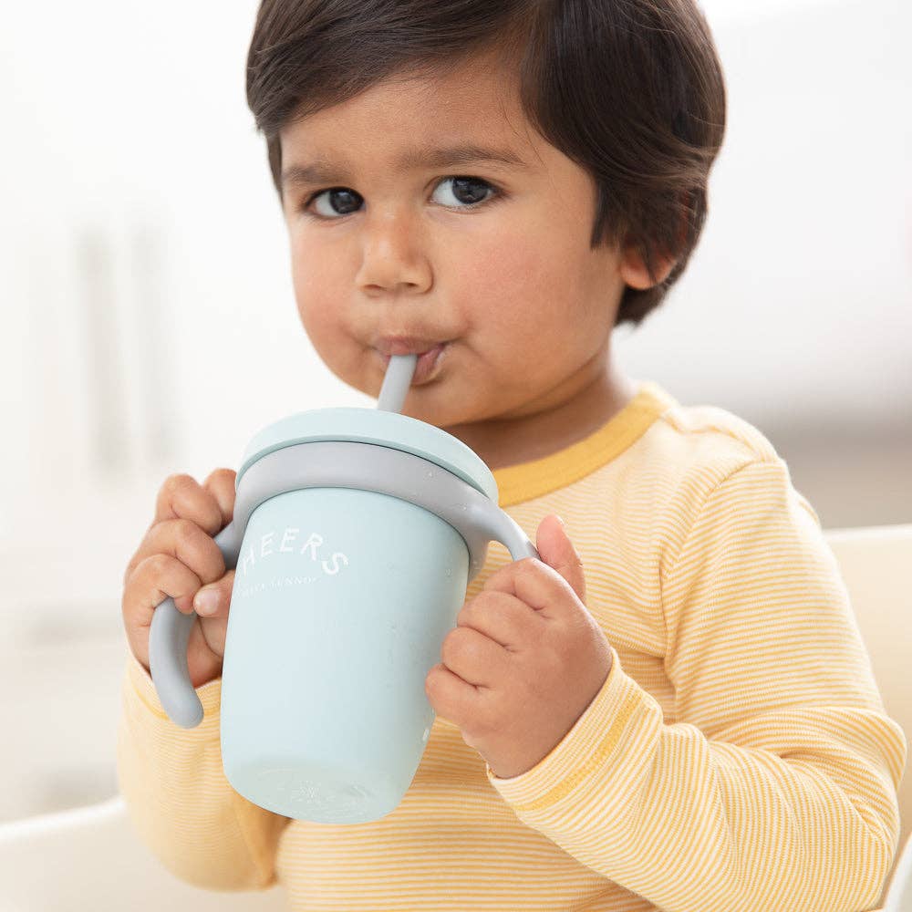 Bella Tunno Cheers Happy Sippy Cup — Grow-With-Me Silicone Sippy Cup