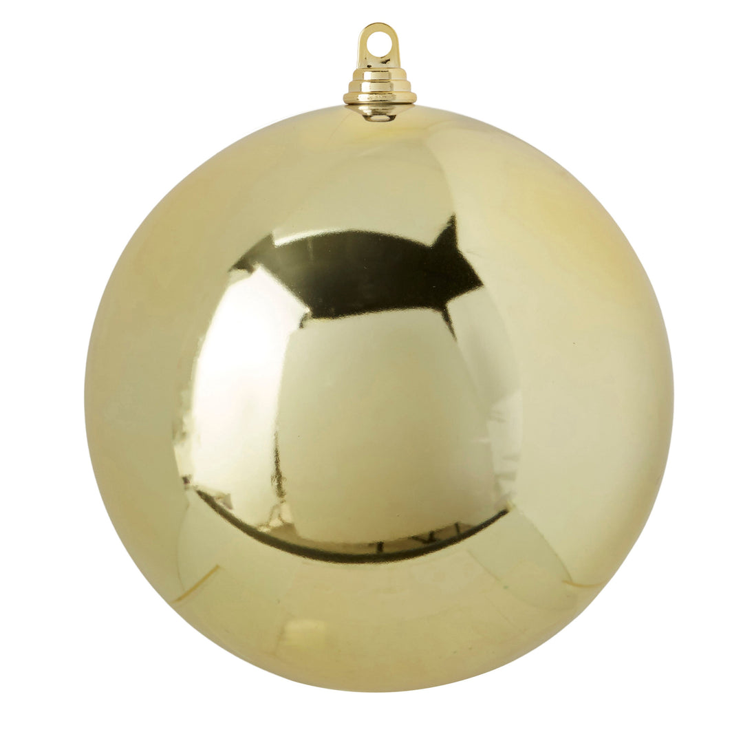 RAZ 10" Shiny Champagne Ball Ornament