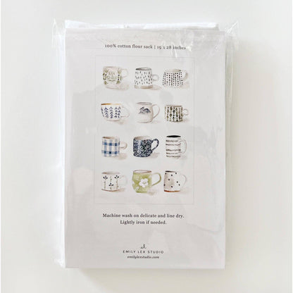 Tea towel - mugs