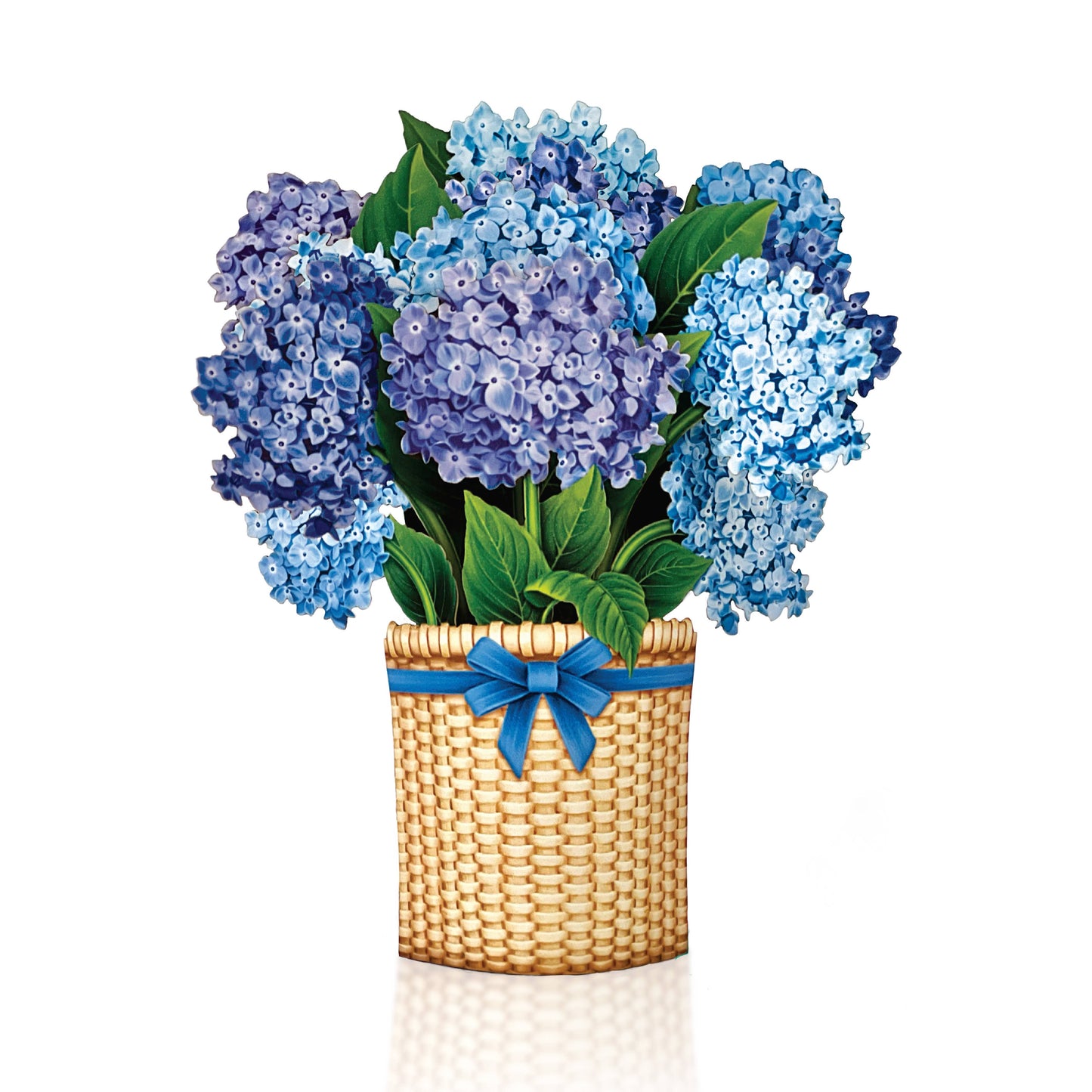 Mini Nantucket Hydrangeas Pop-up Greeting Card