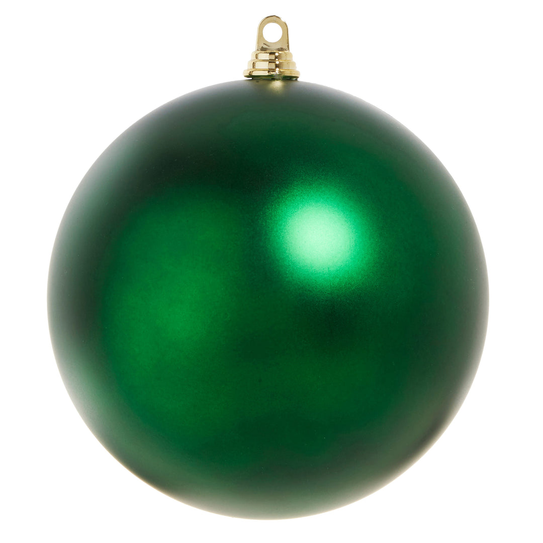 RAZ 10" Matte Green Ball Ornament