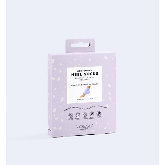 Moisturizing Heel Socks-Purple
