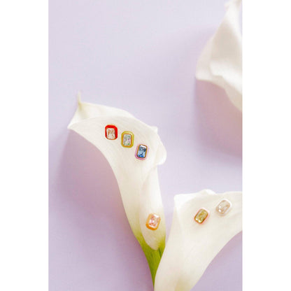 Screwback Stud Earrings - Whitney Orange Sherbert
