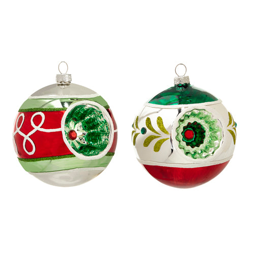 4" REFLECTOR BALL ORNAMENT