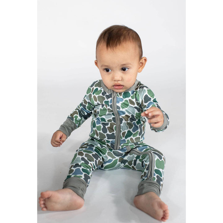 Pebble Camo - Zip Convertible Pjs