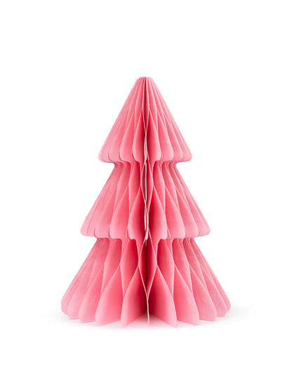 Accordion Paper Tree in Pink 10"