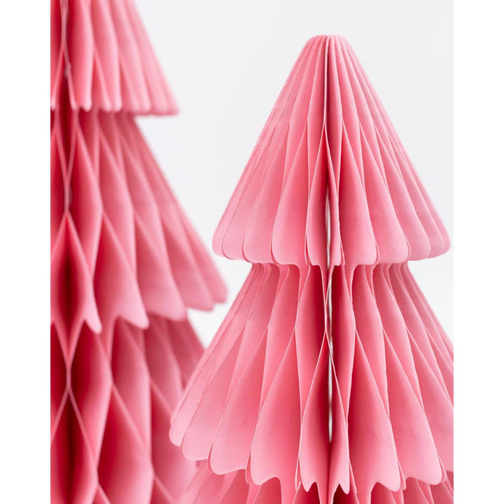 Accordion Paper Tree in Pink 10"