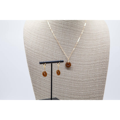 Recycled Glass Pendant Necklace