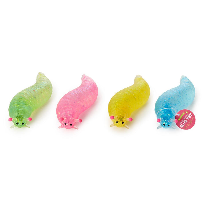 Squishy Glitter Slug - 4 Colors Available