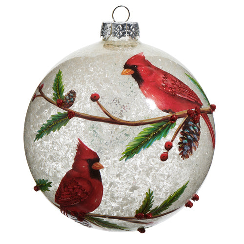 5" Cardinal Ball Ornament