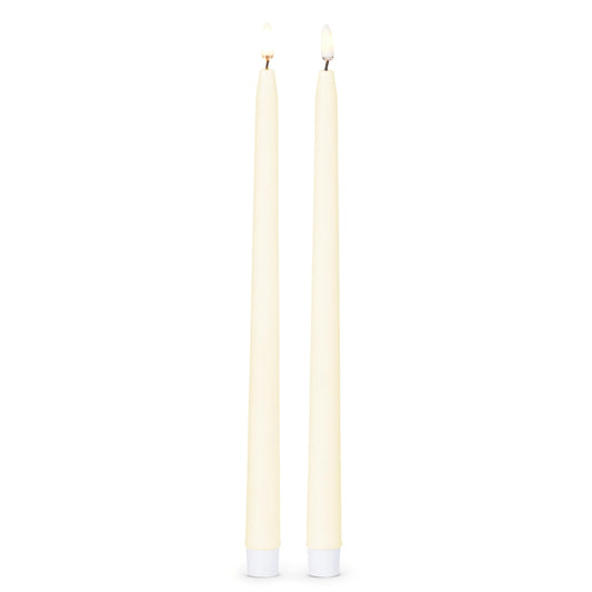 12.5" Ivory Taper Candles