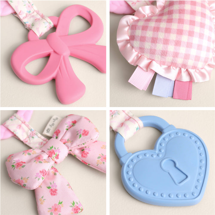 Itzy Ritzy Bow Bitzy Busy Ring -Stroller &amp; Car Seat Sensory Travel Toy