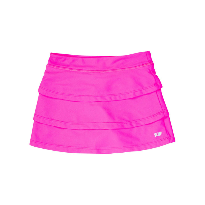 Girls Neon Magenta Active Skort