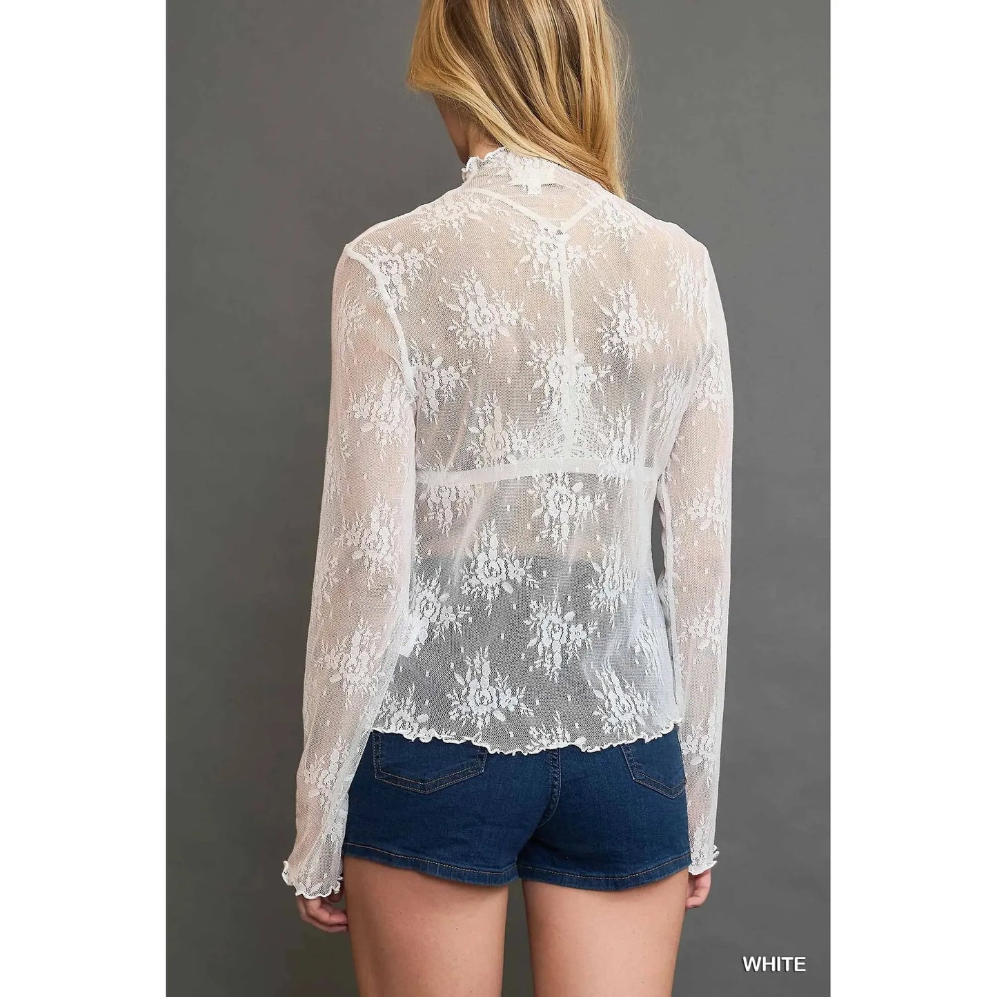 The Claire Floral Lace Top