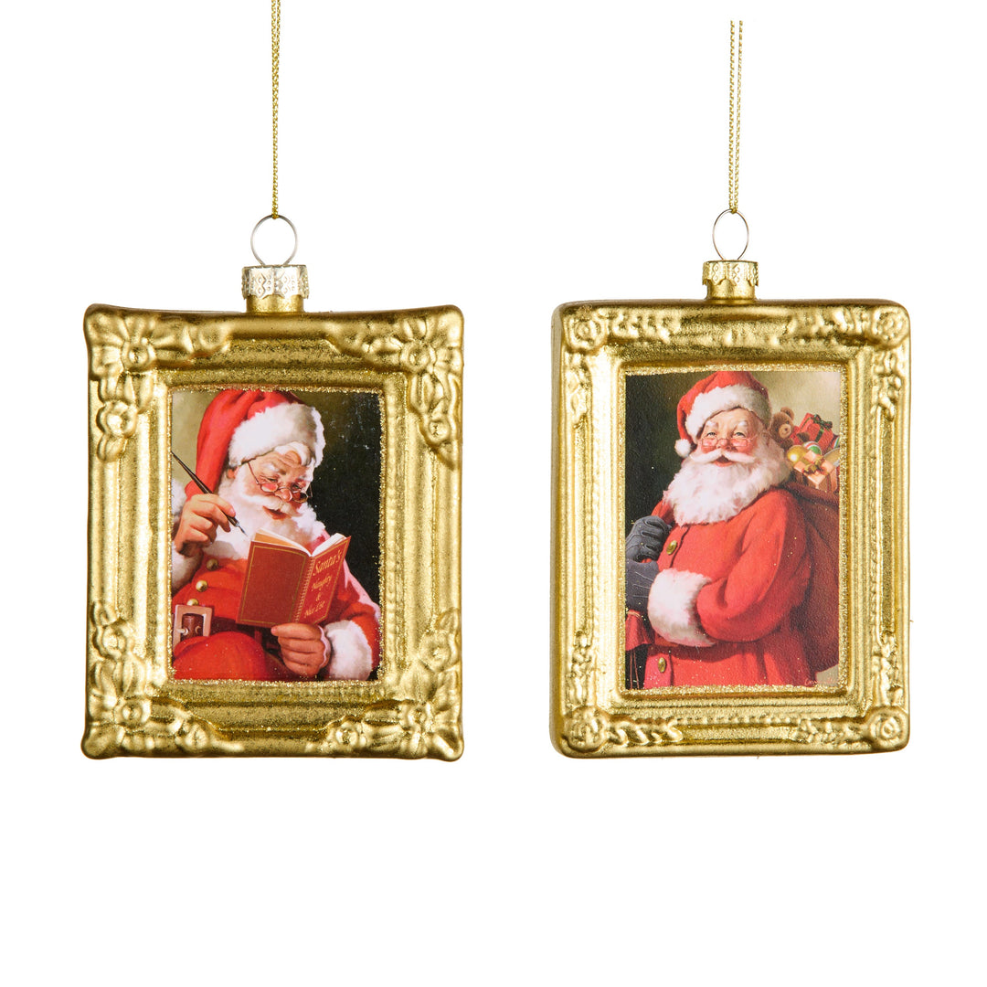 RAZ 4.25" The Night Before Framed Art Ornament - Style 2