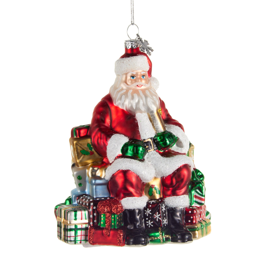 RAZ 5" Gifting Santa Ornament
