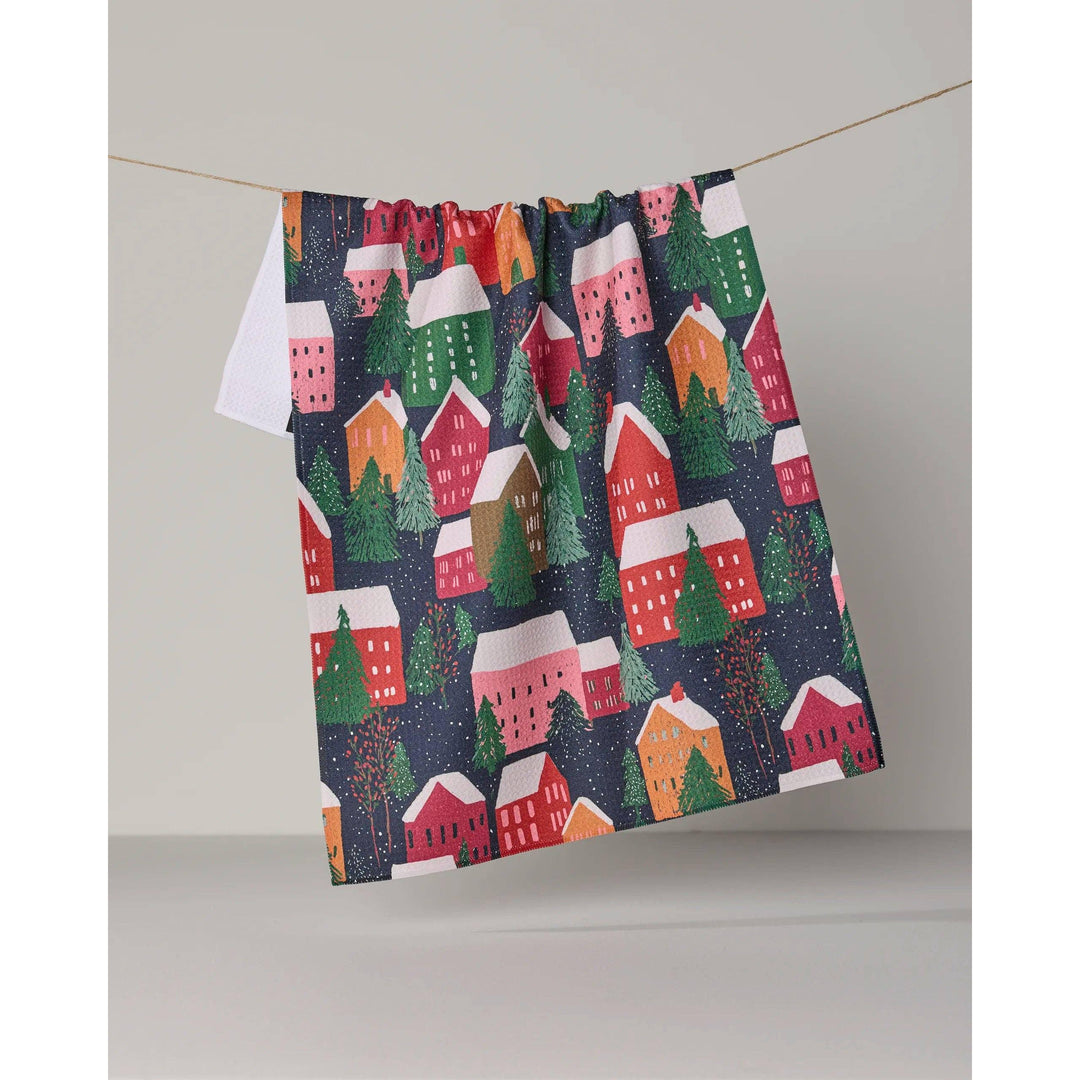 Alpine Village Tea Towel - Holiday 2026