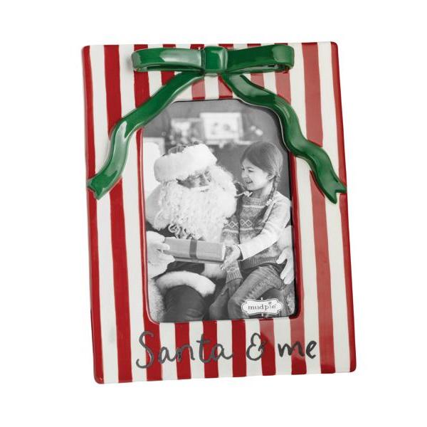 Ceramic Christmas Bow Frame