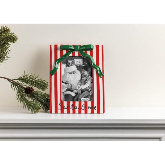 Ceramic Christmas Bow Frame