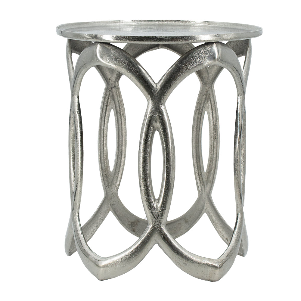 Silver Nesting Side Table