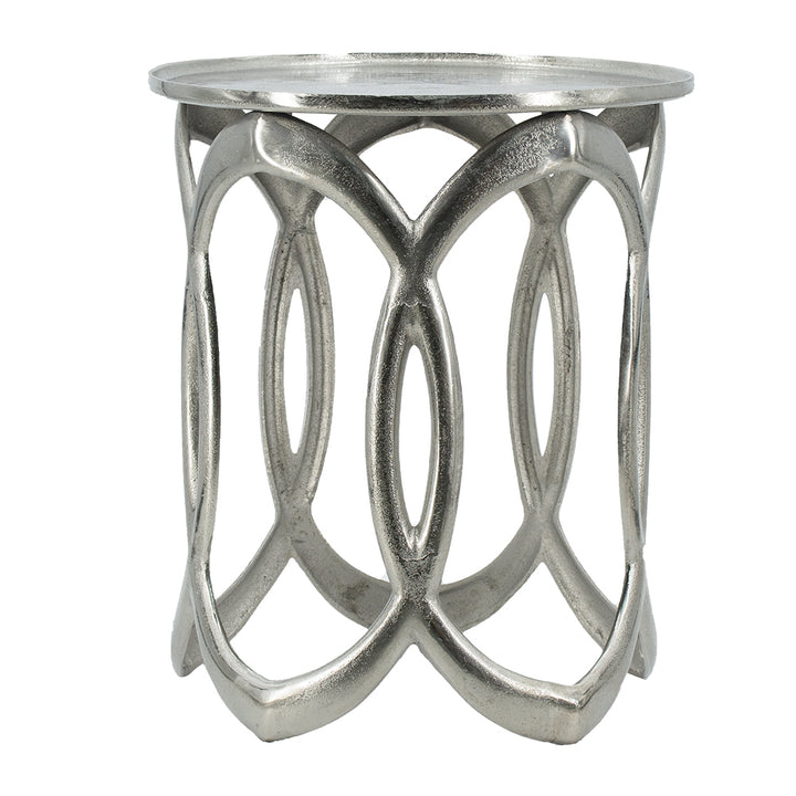 Silver Nesting Side Table