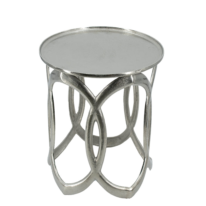 Silver Nesting Side Table