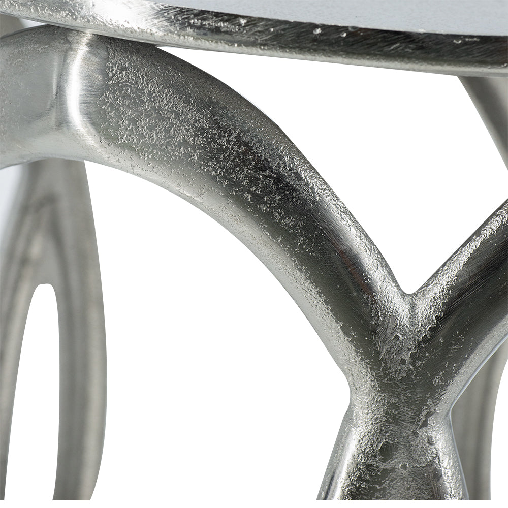 Silver Nesting Side Table